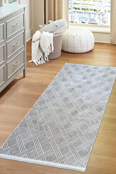 KARAR HALI Modern Desenli Halı Koridor Kesme Yolluk Yumuşak Doku  Dokuma Maki...