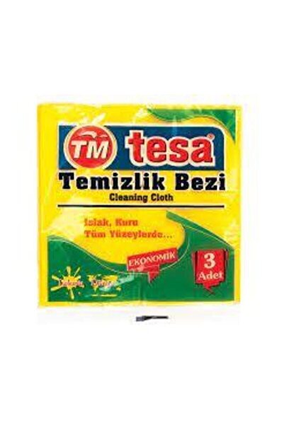 tmtemsan Sarı Temizlik Bezi 3 lü