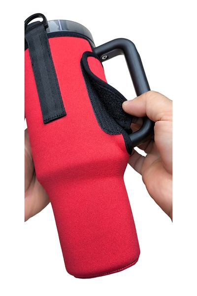Stanley Quencher 1.18 LT Neoprene Protection Thermos - With Straw, Strap and Shoulder Strap