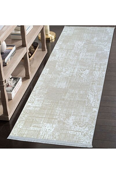 KARAR HALI Modern Desenli Halı Koridor Kesme Yolluk Yumuşak Doku  Dokuma Maki...