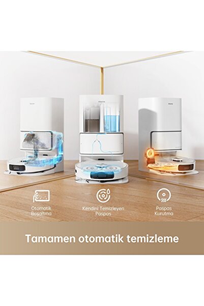 Dreame L10 Ultra Robot Süpürge Ve Otomatik Boşaltma Sistemli Paspas, 5300pa Lds Navigasyon