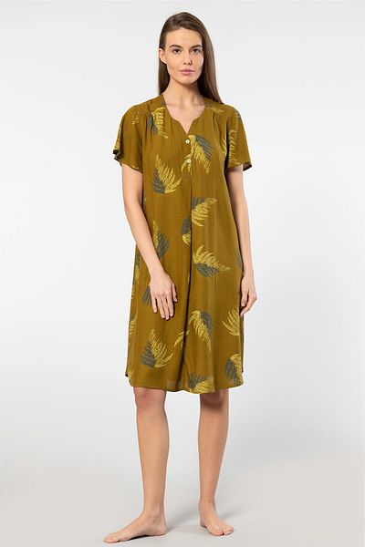 TÜREN 3399 Rochie de damă cu plachetă țesută