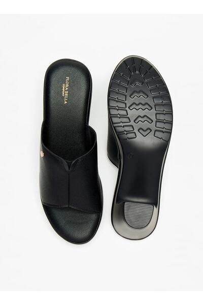 Flora Bella by Shoexpress Flora Bella Solid Slip-On Sandals with Block Heels