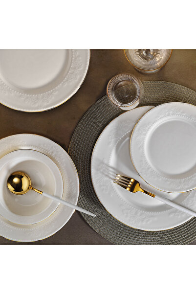 Aryıldız Marta Gold 6 Kişilik 30 Parça Yemek Takımı