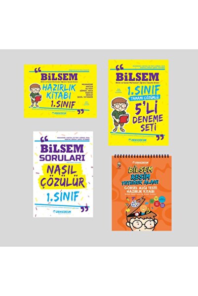 Zeki Çocuk Yayınları 1.sınıf Bilsem Hazırlık Seti Ve Görsel Algı Testi Hazırl...