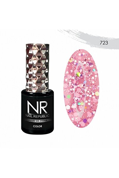 Nail Republic Kalıcı Oje Pembe Euphoria 723 (10 ml) – Profesyonel Kullanıma U...