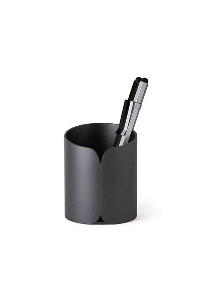 Lexon Metallic Gray City Pen Holder - Ld140x9
