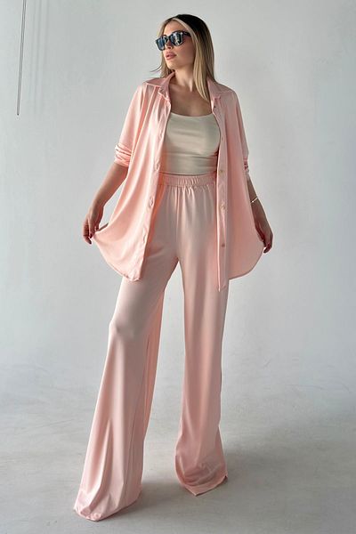 bb butik basic Anna Draped Oversize ing nadrág alsó-felső szett BB-82X0198