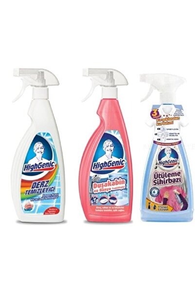 Highgenic Duşakabin Derz Fayans Arası Temizleyici 2 X 750 ml Ütüleme Sihirbaz...