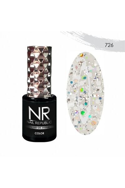 Nail Republic Kalıcı Oje Beyaz Euphoria 726 (10 ml) – Profesyonel Kullanıma U...
