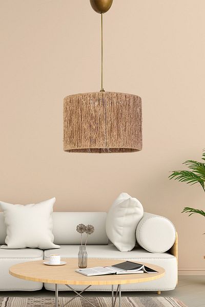 Hmydesign Roue Pendant Lamp Chandelier Wicker