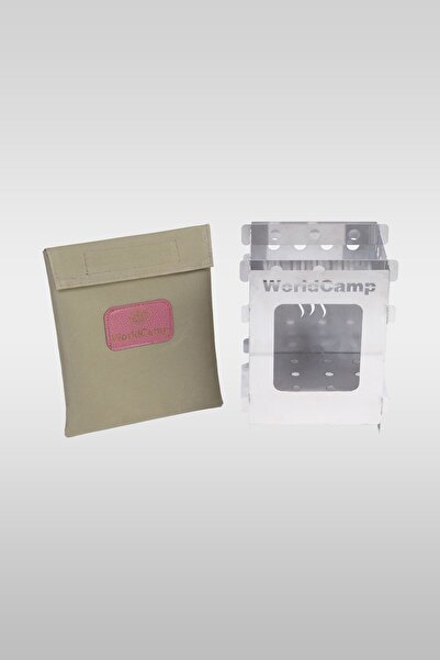 worldcamp Kamp Portatif Krom Ateş Kutusu