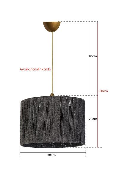 Hmydesign Roue Handmade Pendant Chandelier Gray