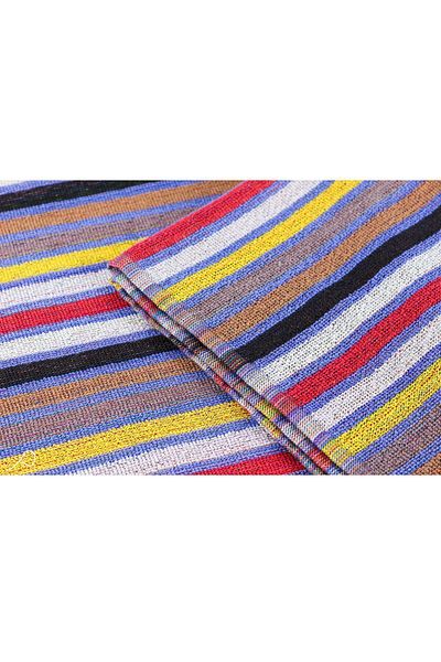 Taka Fabrics Πετσέτα θαλάσσης με ριγέ σχέδιο 100% βαμβακερό νήμα βαμμένο με υψηλή απορροφητικότητα 75x150 cm (02)