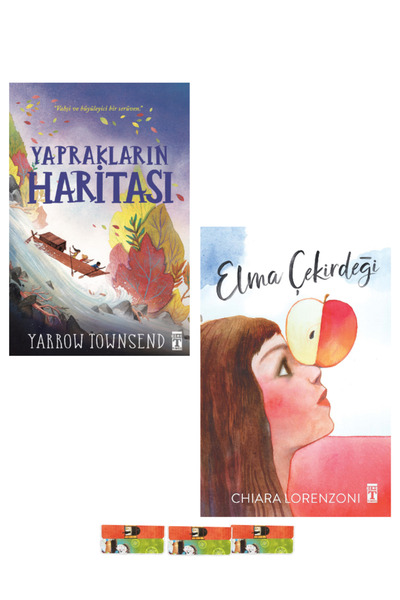 Genç Timaş 4.5.6 sınıflar için okuma kitapları-Elma Çekirdeği,Yaprakların Har...