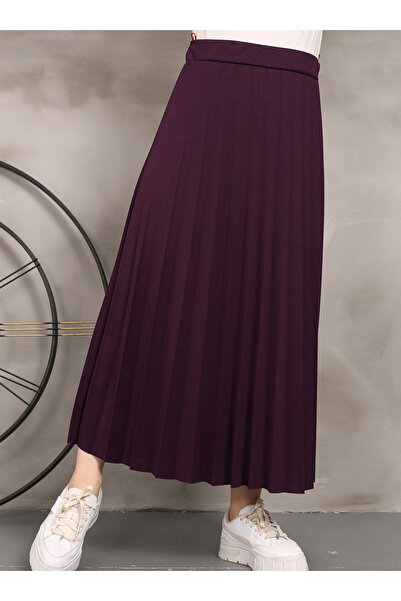 VAV Fusta plisată din alamă solidă liliac - Vav