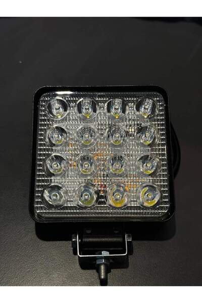 ÖzBerk Design 16 LED'li 12 Volt Çalışma lambası projektör. 4x4 SUV, TIR, TRAKTÖR