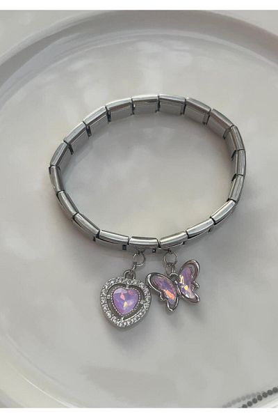 Sepetten Eve Italian Charm Special Series - Steel Bracelet Dangle Model