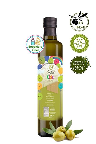 Oribu 2025/2026 Bebeklere Özel Soğuk Sıkım Naturel Sızma Zeytinyağı - Ek Gıda...