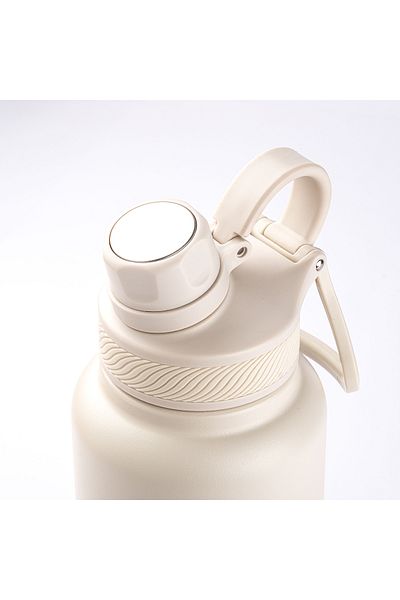 Tantitoni White Thermos 945ML - 2 Lids and Double Layers