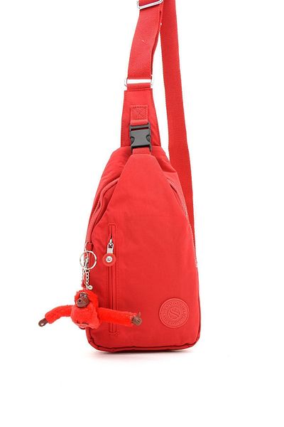 Sanmorris Red Women's Bag - Water Resistant, Crossbody, Crinkle Fabric