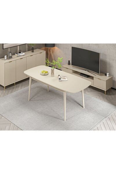 Minar Kale Luxe Yemek Masası - Kumtaşı