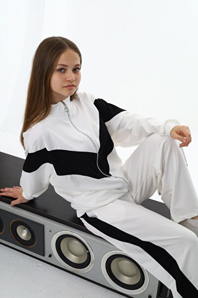 Asortix Set de trening cu mânecă lungă 100% bumbac pentru fete