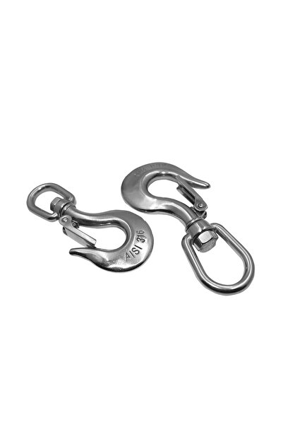 hk Krom Fırdöndülü Kanca 10 mm