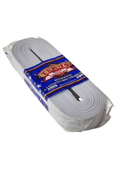 Tek-İş Cauciuc Hard Soft Laundry Fusta Fusta Talie Picior Bebeluș Cauciuc Plat Moale 3cm Alb 10m