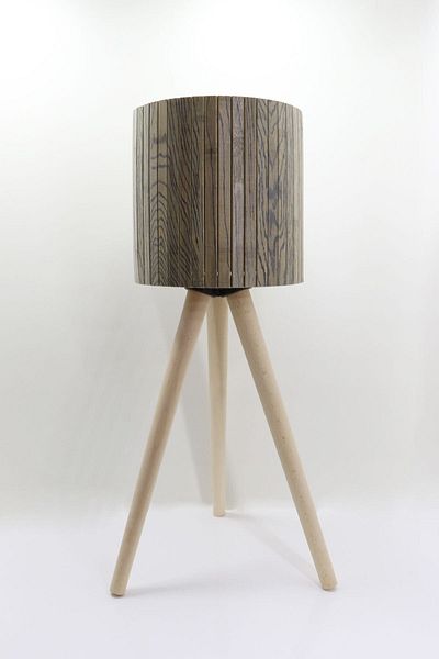 Monchi 46cm Bamboo Basket - Gray Effect, Foot Size (26cm or 36cm You Can Expire Foot)