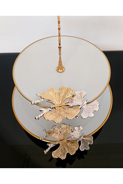 atabey home PORCELAIN FOOTED BUTTERFLY COOKIE PIECE