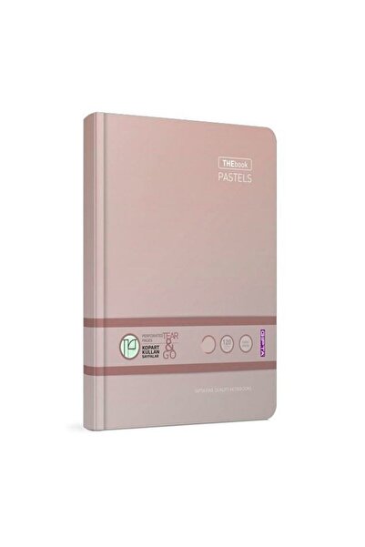 Gıpta The Book Pastels İplik Dikişli Pastel Vizon Sert Kapak 120 Yaprak 14*20...