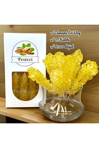 pesteci İran Çubuklu Safranlı Şeker (NABAT) 150 gr 8 Adet