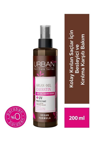Urban Care Argan Yağı Kolay Kırılan Yıpranmış Saçlara Özel Sıvı Saç Bakım Kre...