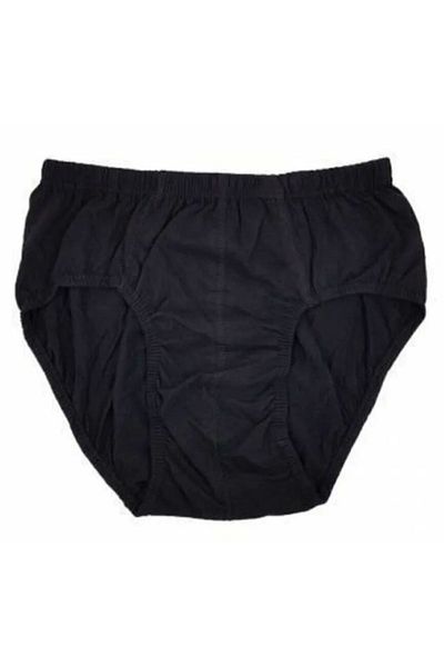 Seher Pachet 6 Slip din bumbac negru pentru copii Abani - Clasic