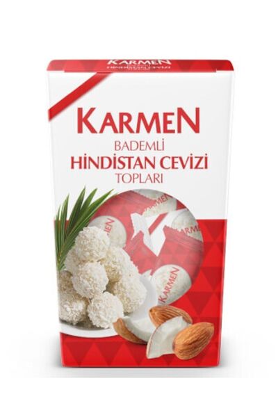 Karmen Bademli Hindistan Ceviz Topları 150 Gr * 7 Adet