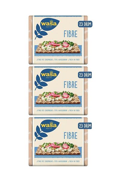 Wasa Fiber Fiber Crisp Bread - 3 Pieces 230g