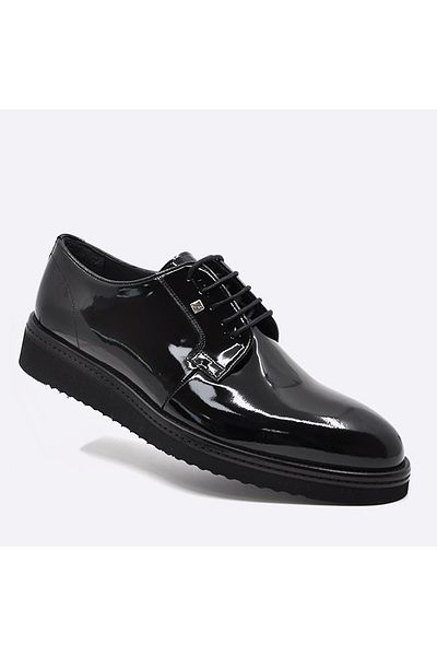 Fosco Fosco 2980 Black Patent Leather Men's Shoes