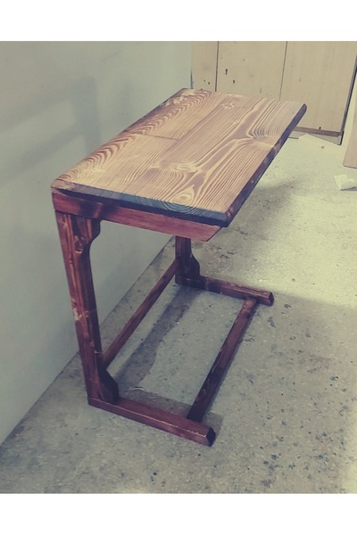 Tasarım leptop calisma masasi ahsap ceviz tonda ( RY )