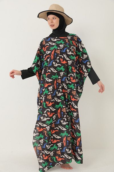 medipek Hijab Swimsuit - Patterned Pareo