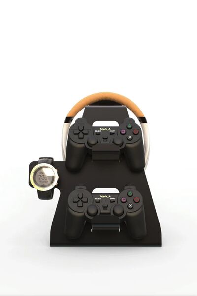 3art Metal Kol Tutucu Joystick Kumanda Standı Xbox / Ps4 /ps5 Uyumlu Metal Kol Kulaklık Saat Standı