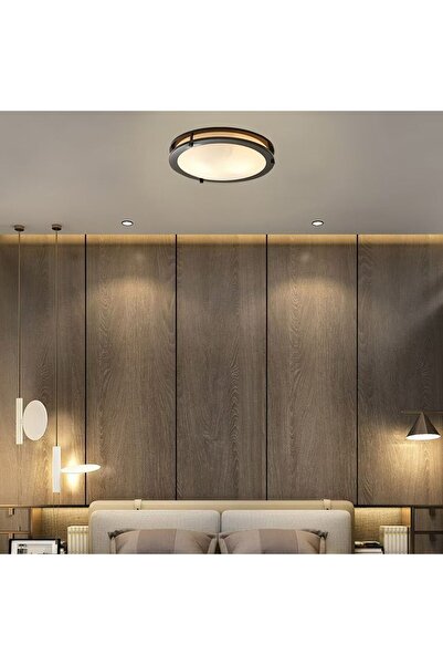 ECONA Sıva Üstü Tavan Armatür 1950 Siyah Kasa 3000K GÜN IŞIĞI