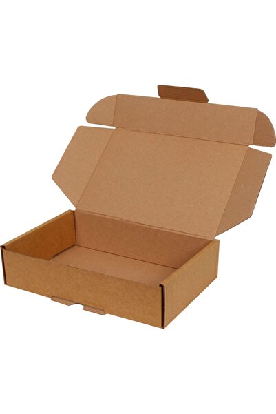 Kolici 24x16,5x6cm Kutu - E-ticaret Kargo Kutusu - 0,8 Desi Kutu - Kraft - 10 Adet