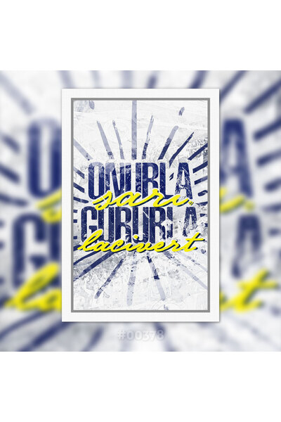 Plexit Fenerbahçe Baskılı Ahşap Tablo