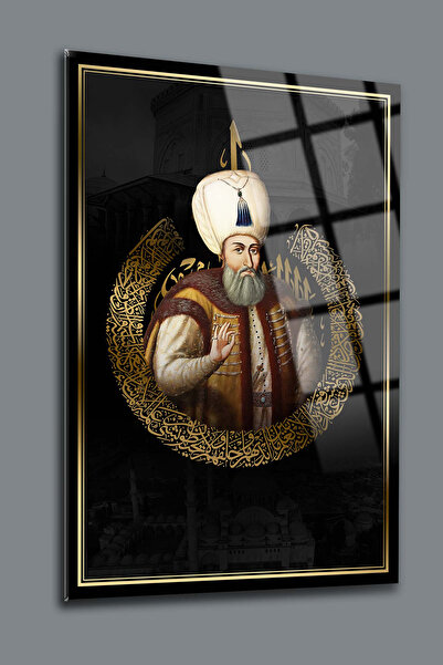 glassartdesign Tabloul de sticlă Kanuni Sultan Suleiman