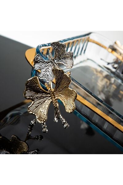 atabey home Butterfly Foot Rectangular Pyrex Tray