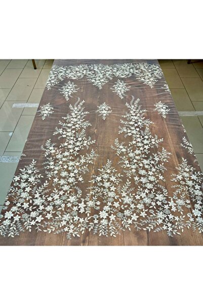 Metroteks Tekstil Metroteks TEKSTİL İŞLEMELİ GELİNLİK DANTEL KUMAŞ MT-290