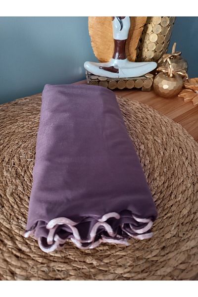 Blotch Premium Lycra Light Lilac Color Lycra Sandy Jersey Shawl