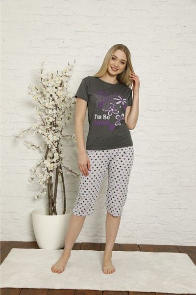 meynur moda Cotton Single Jersey Women's Pajama Set