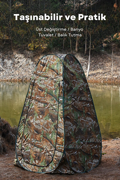 Yussraw Çok Amaçlı Kamp Alanı Duş Giyinme Wc Prova Kabini